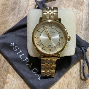 Silpada Golden boyfriend watch!